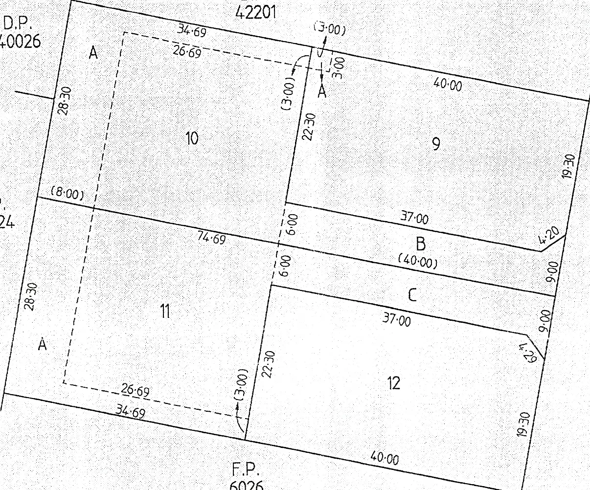 Floorplan of Homely land listing, LOT 10 & 11 Mildred, Kapunda SA 5373