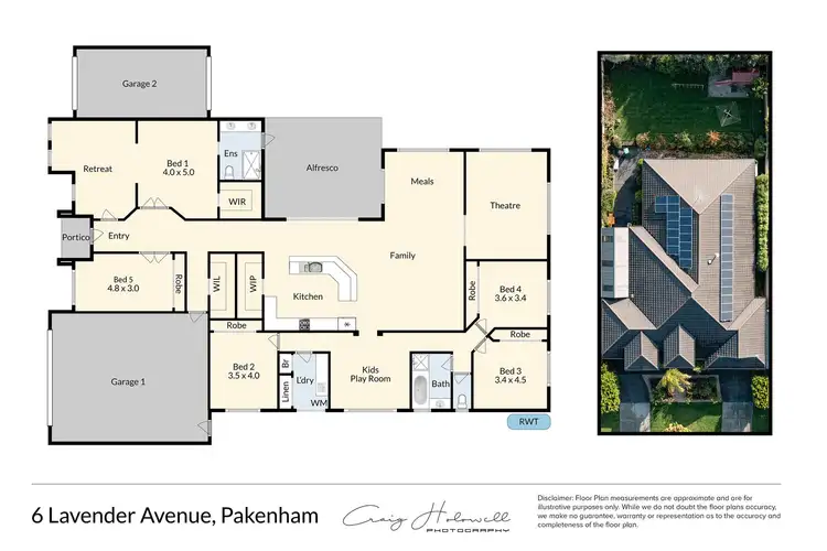 Floorplan of Homely house listing, 6 Lavender Avenue, Pakenham VIC 3810
