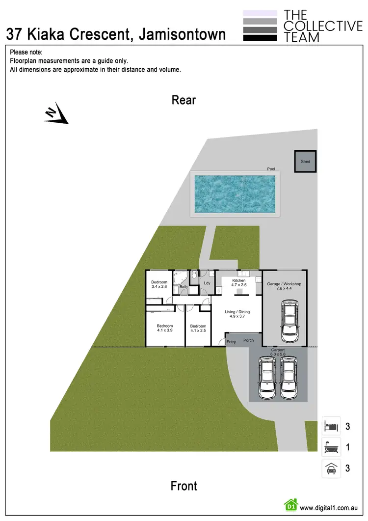 Floorplan of Homely house listing, 37 Kiaka Crescent, Jamisontown NSW 2750