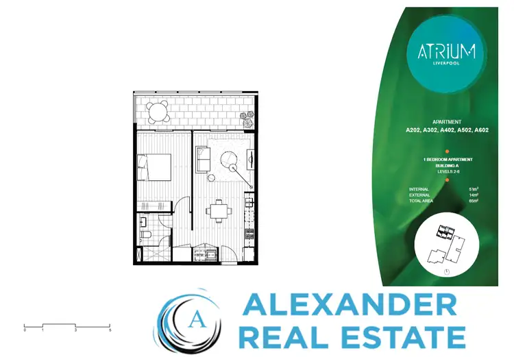 Floorplan of Homely apartment listing, 302/15 Shepherd Street, Liverpool NSW 2170