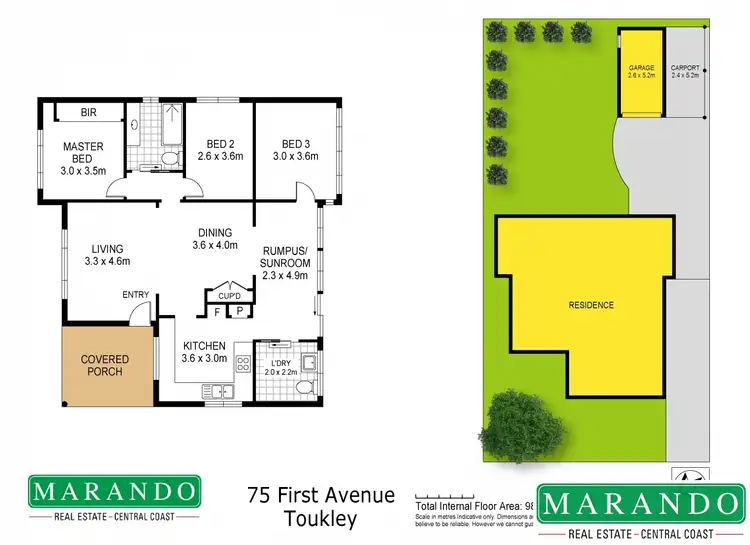 Floorplan of Homely house listing, 75 First Avenue, Toukley NSW 2263