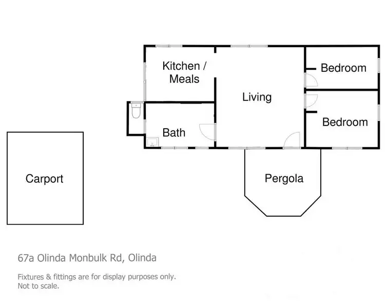 Floorplan of Homely house listing, 67a Olinda-Monbulk Road, Olinda VIC 3788