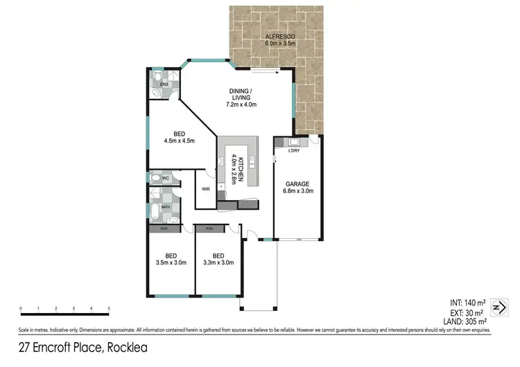 Floorplan of Homely house listing, 27 Erncroft Place, Rocklea QLD 4106