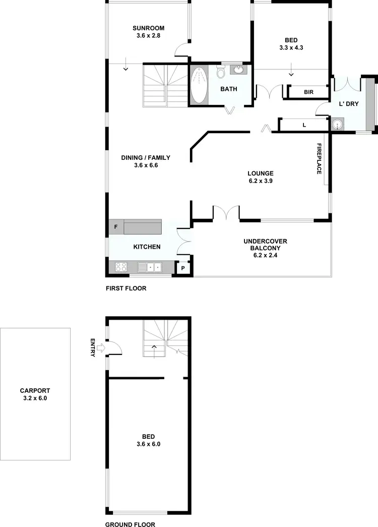 Floorplan of Homely house listing, 36 Olinda Creek Road, Kalorama VIC 3766