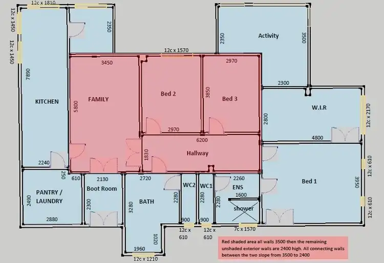 Floorplan of Homely acreage listing, 57 Neuman Road, Herne Hill WA 6056
