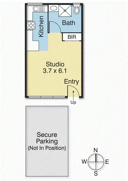 Floorplan of Homely apartment listing, 5/14 Yarraford Ave Alphington, Fairfield VIC 3078