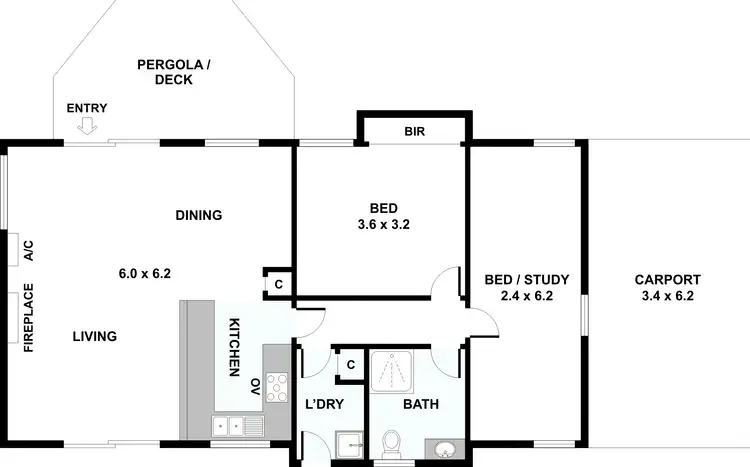 Floorplan of Homely house listing, 25 Yarrabee Road, Mount Dandenong VIC 3767