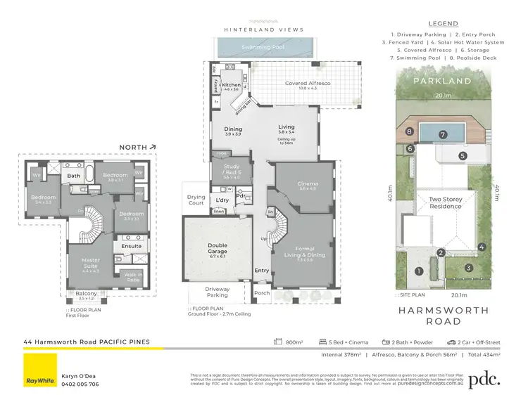 Floorplan of Homely house listing, 44 Harmsworth Road, Pacific Pines QLD 4211