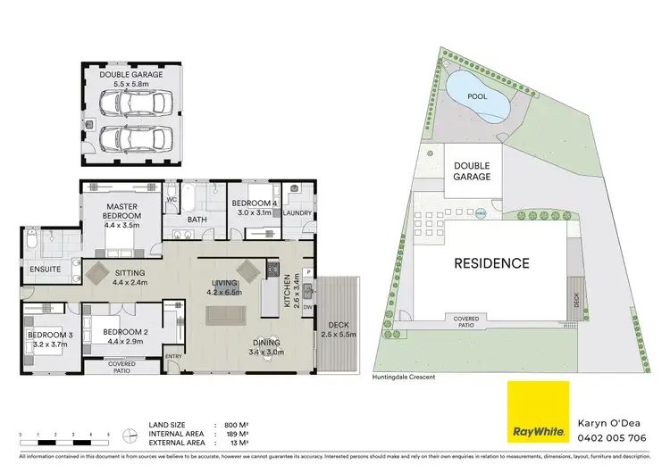 Floorplan of Homely house listing, 14 Huntingdale Crescent, Robina QLD 4226