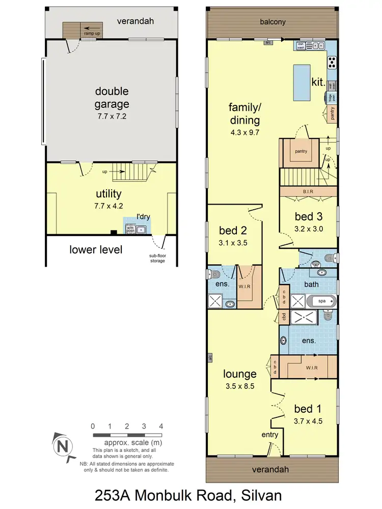 Floorplan of Homely house listing, 253A Monbulk Road, Silvan VIC 3795