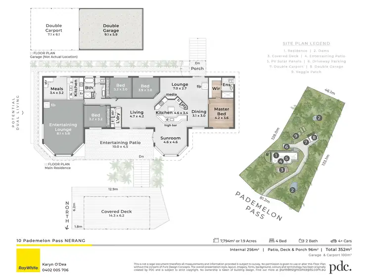 Floorplan of Homely house listing, 10 Pademelon Pass, Nerang QLD 4211
