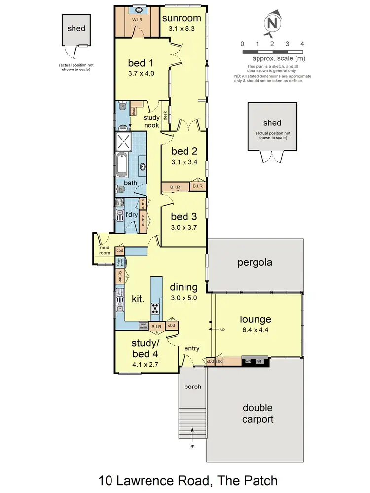 Floorplan of Homely house listing, 10 Lawrence Road, The Patch VIC 3792