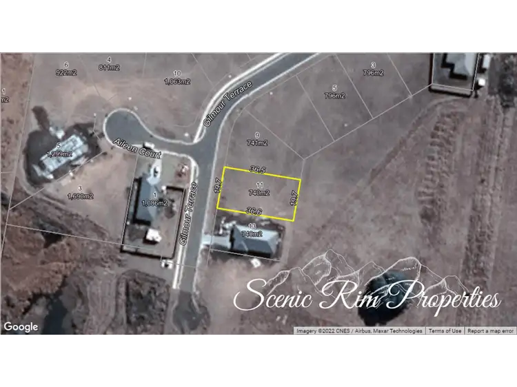 Floorplan of Homely land listing, 11 Gilmour Terrace, Kalbar QLD 4309