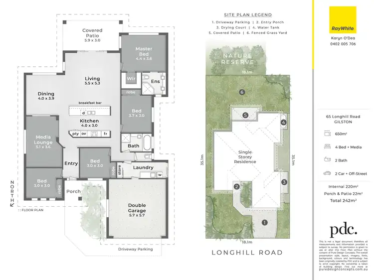 Floorplan of Homely house listing, 65 Longhill Road, Gilston QLD 4211