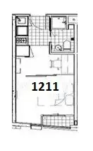 Floorplan of Homely apartment listing, 1211/131 Pelham Street, Carlton VIC 3053
