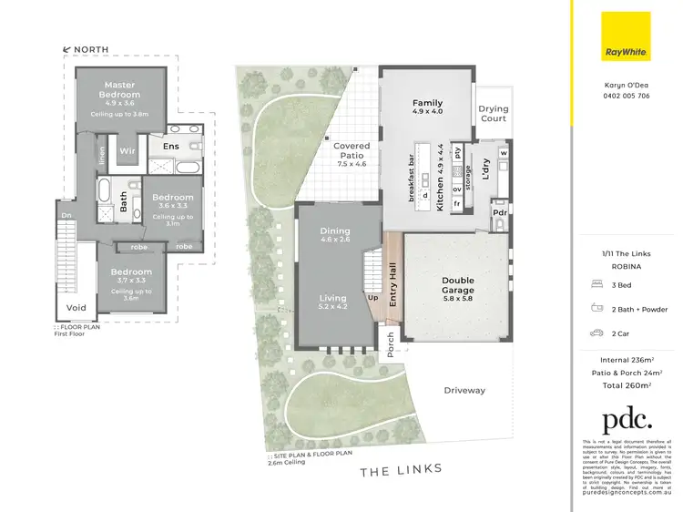 Floorplan of Homely house listing, Lot 1, 11 The Links, Robina QLD 4226
