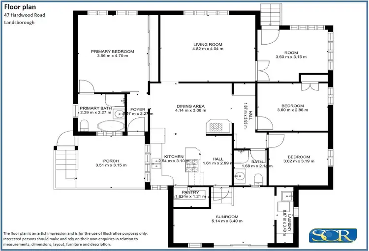 Floorplan of Homely house listing, 47 Hardwood Road, Landsborough QLD 4550