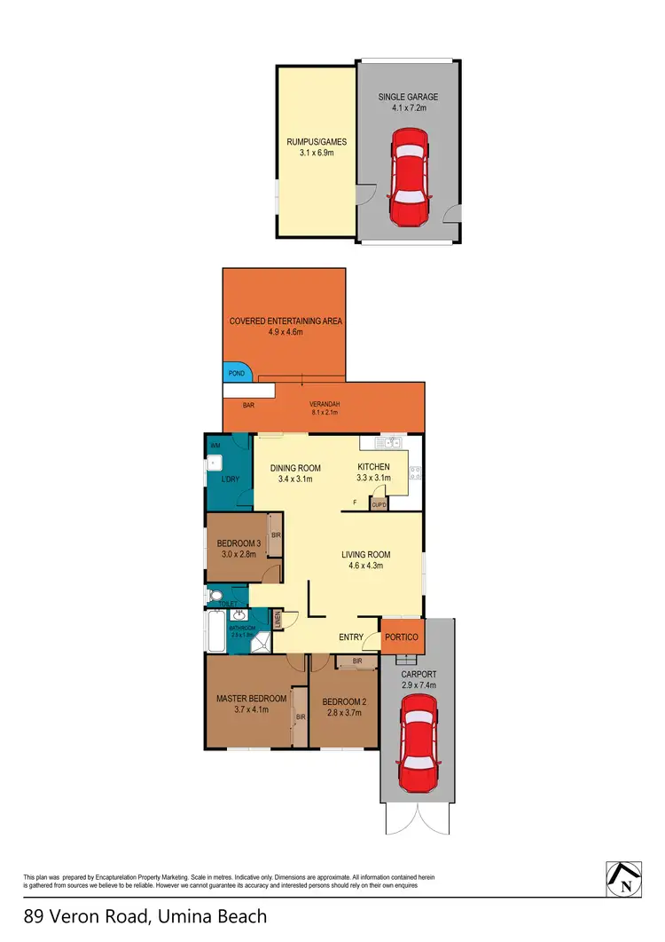 Floorplan of Homely house listing, 89 Veron Road, Umina Beach NSW 2257