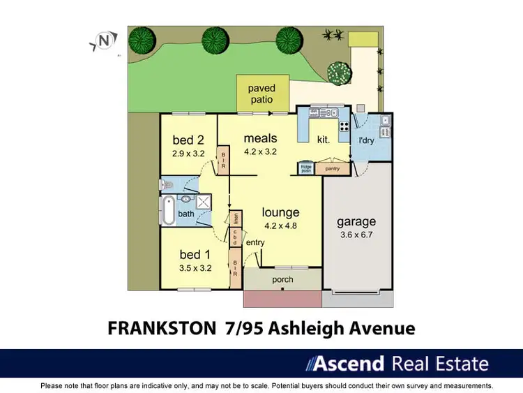 Floorplan of Homely unit listing, Unit 7/95 Ashleigh Avenue, Frankston VIC 3199