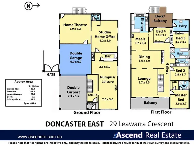 Floorplan of Homely house listing, 29 Leawarra Crescent, Doncaster East VIC 3109