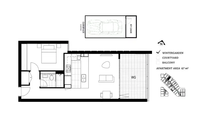Floorplan of Homely apartment listing, 904/18 Footbridge Blvd, Wentworth Point NSW 2127