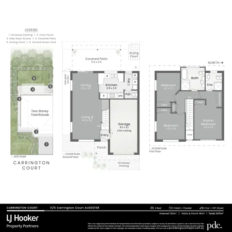 Floorplan of Homely townhouse listing, 11/5 Carrington Court, Algester QLD 4115