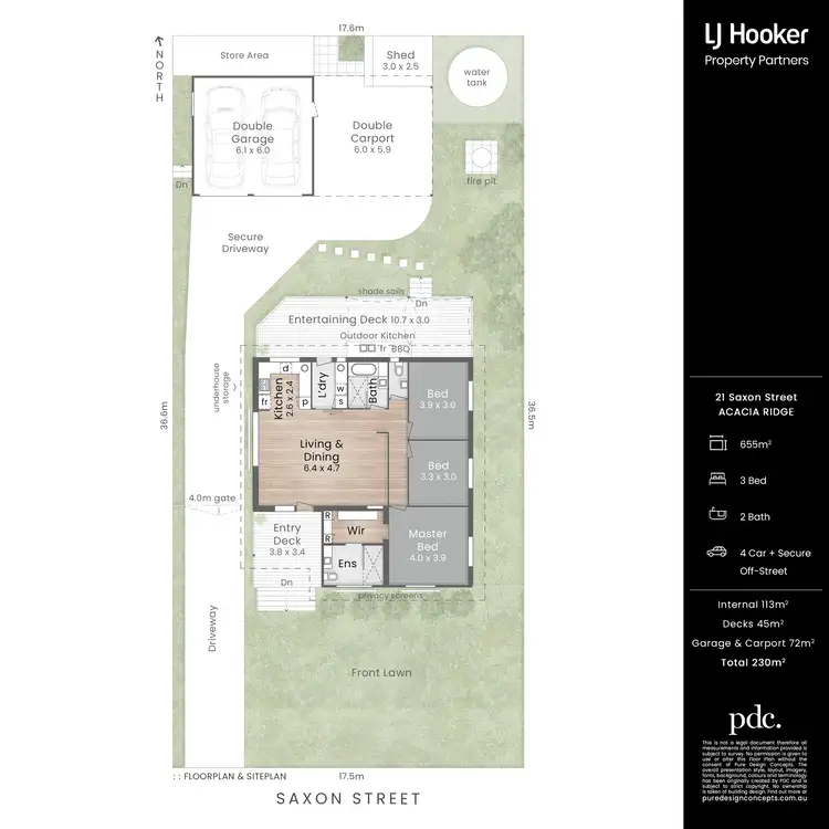 Floorplan of Homely house listing, 21 Saxon Street, Acacia Ridge QLD 4110
