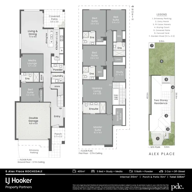 Floorplan of Homely house listing, 6 Alex Place, Rochedale QLD 4123