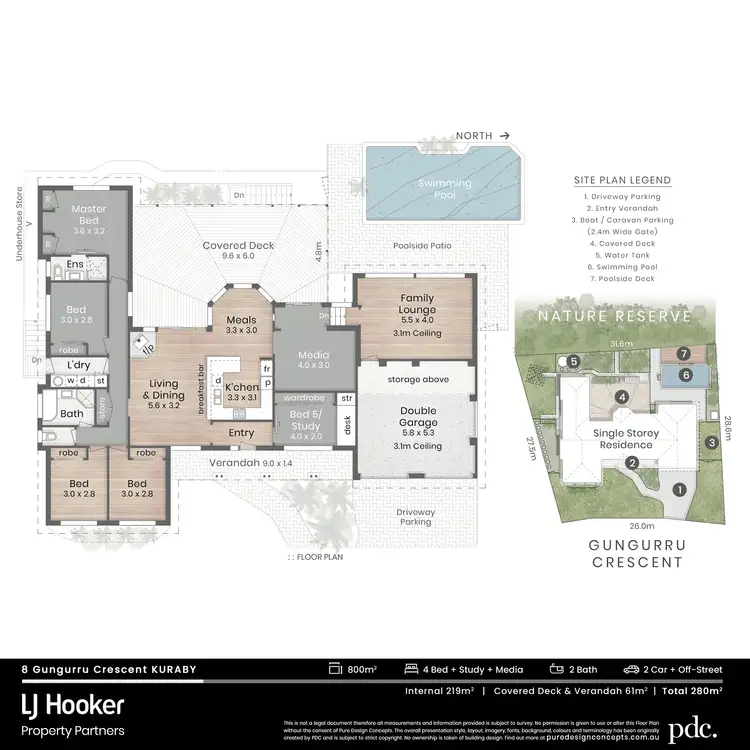 Floorplan of Homely house listing, 8 Gungurru Crescent, Kuraby QLD 4112
