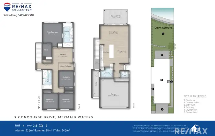 Floorplan of Homely villa listing, 9 Concourse Drive, Mermaid Waters QLD 4218