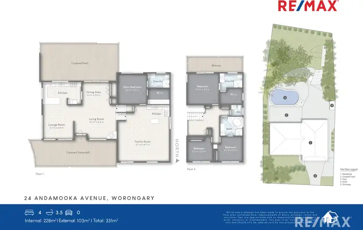 Floorplan of Homely house listing, 24 Andamooka Avenue, Worongary QLD 4213