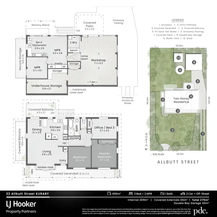 Floorplan of Homely house listing, 22 Allbutt Street, Kuraby QLD 4112
