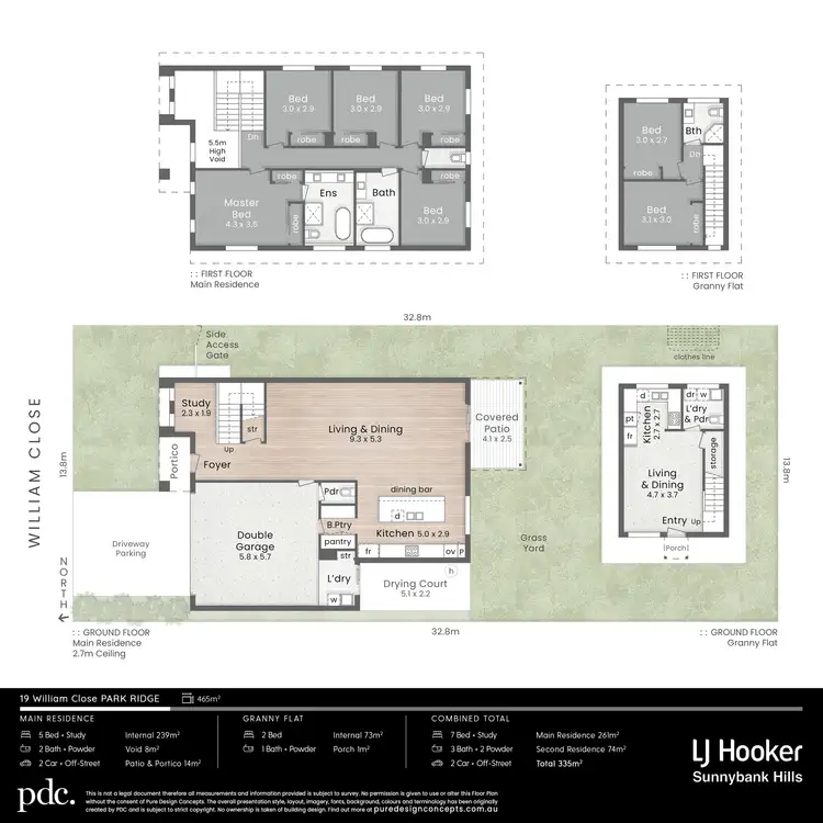Floorplan of Homely house listing, 19 William Close, Park Ridge QLD 4125