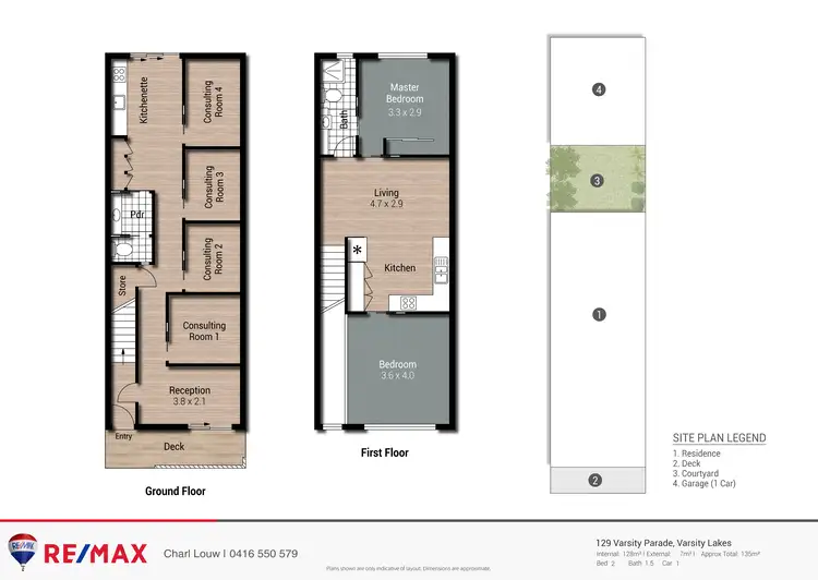 Floorplan of Homely townhouse listing, 129 Varsity Parade, Varsity Lakes QLD 4227