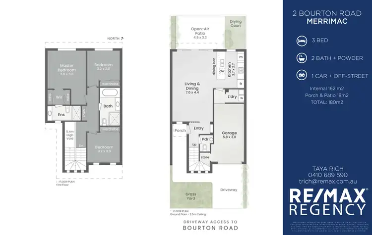 Floorplan of Homely townhouse listing, 2 Bourton Road, Merrimac QLD 4226