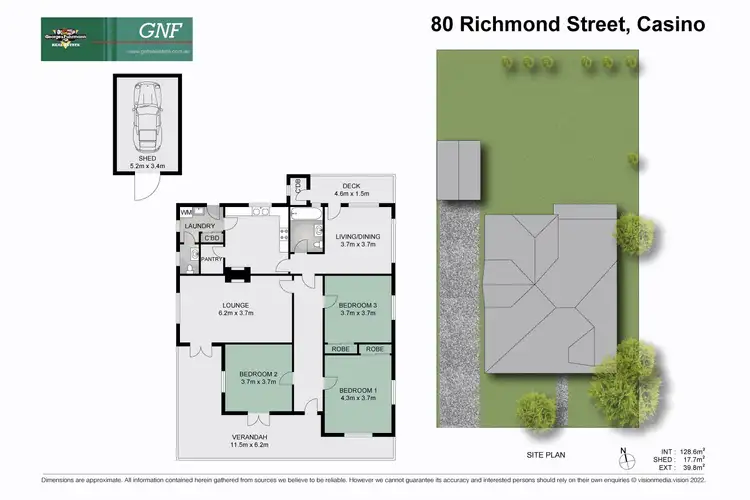 Floorplan of Homely house listing, 80 Richmond Street, Casino NSW 2470
