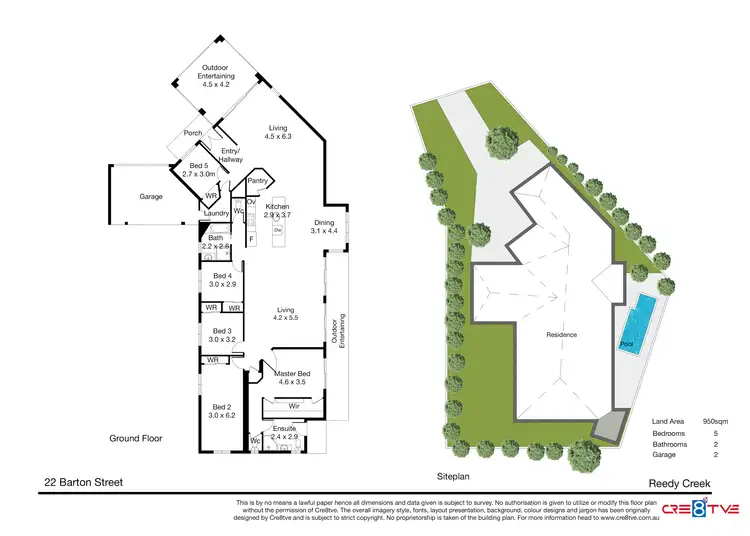 Floorplan of Homely house listing, 22 Barton Street, Reedy Creek QLD 4227