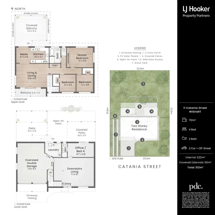 Floorplan of Homely house listing, 11 Catania Street, Wishart QLD 4122
