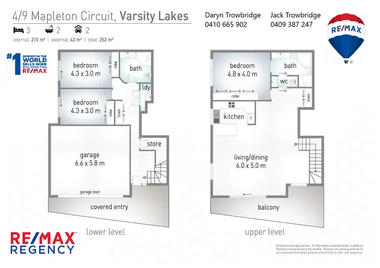 Floorplan of Homely semi-detached listing, 4/9 Mapleton Circuit, Varsity Lakes QLD 4227