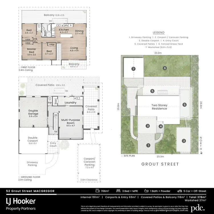 Floorplan of Homely house listing, 52 Grout Street, Macgregor QLD 4109