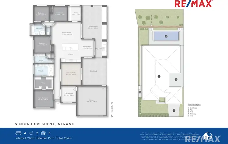 Floorplan of Homely house listing, 9 Nikau Crescent, Nerang QLD 4211