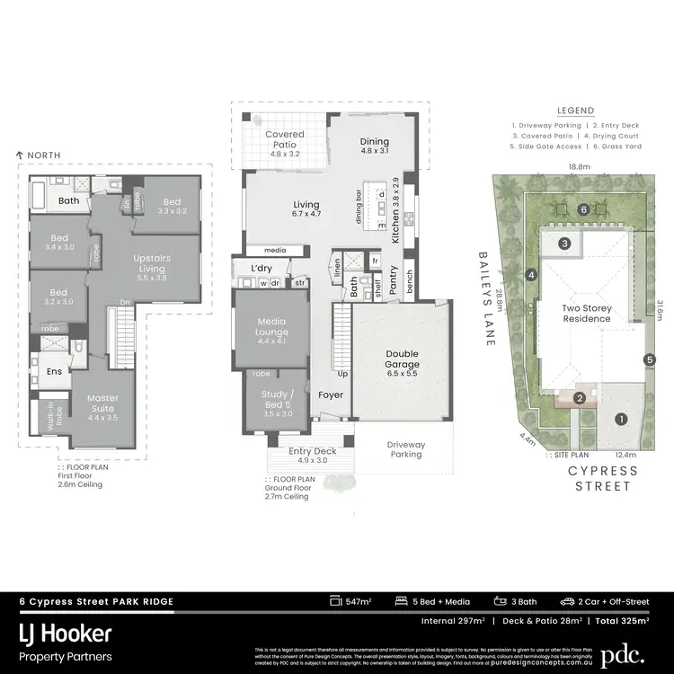 Floorplan of Homely house listing, 6 Cypress Street, Park Ridge QLD 4125