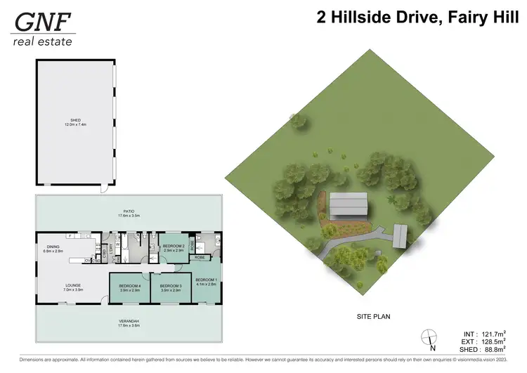 Floorplan of Homely house listing, 2 Hillside Drive, Fairy Hill NSW 2470