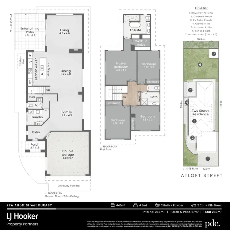 Floorplan of Homely house listing, 22a Altoft Street, Kuraby QLD 4112