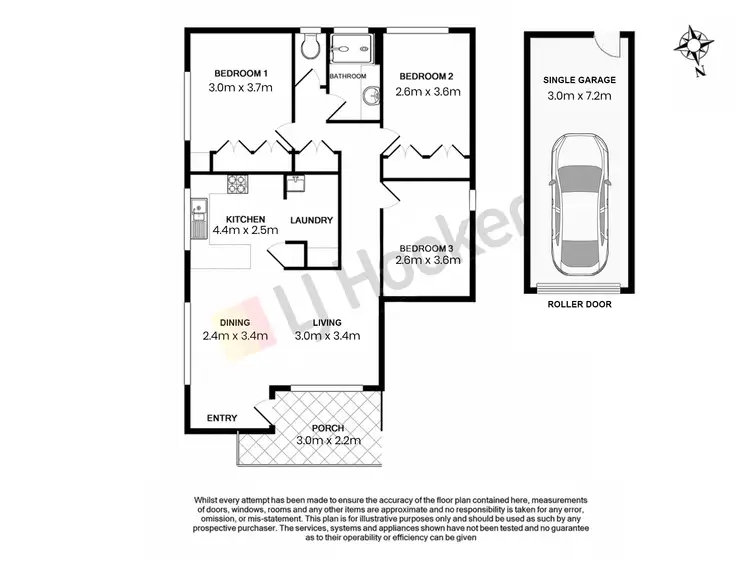 Floorplan of Homely apartment listing, 2/22 Avocado Street, Macgregor QLD 4109