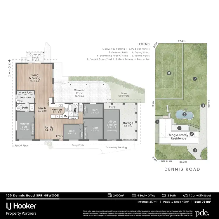 Floorplan of Homely house listing, 100 Dennis Road, Springwood QLD 4127