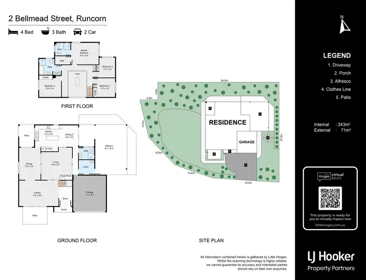 Floorplan of Homely house listing, 2 Bellmead Street, Runcorn QLD 4113