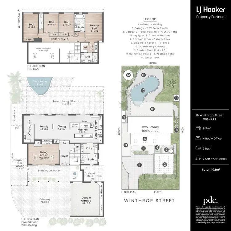 Floorplan of Homely house listing, 19 Winthrop Street, Wishart QLD 4122