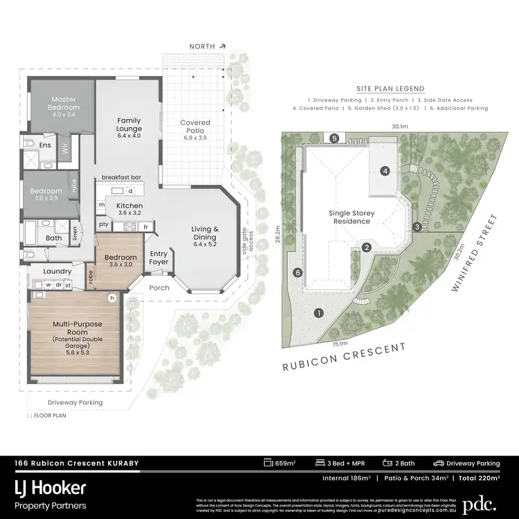 Floorplan of Homely house listing, 166 Rubicon Cresent, Kuraby QLD 4112