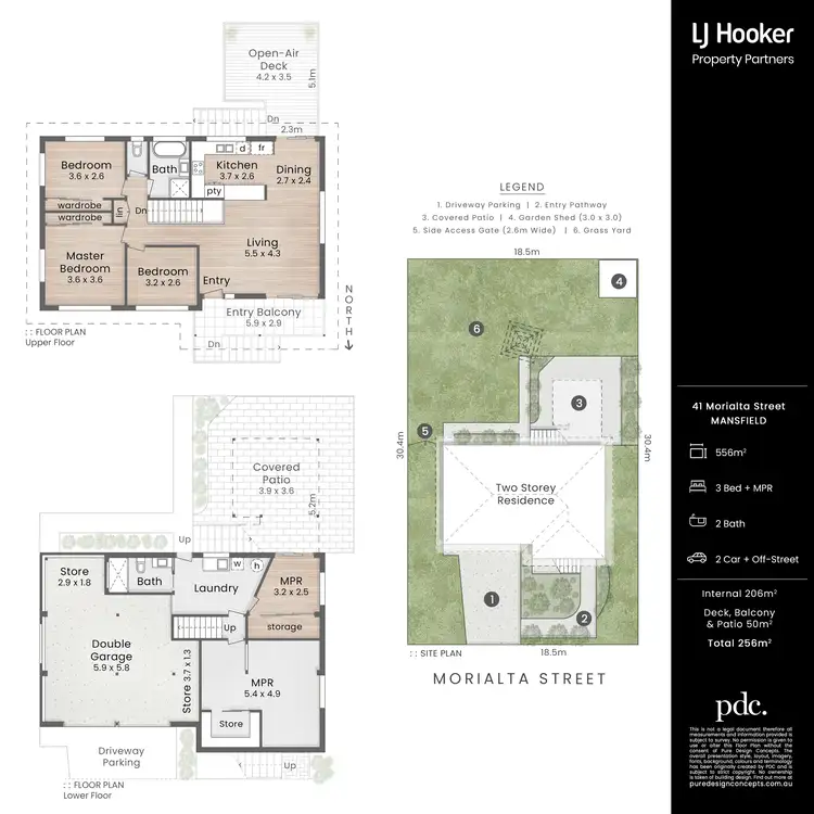 Floorplan of Homely house listing, 41 Morialta Street, Mansfield QLD 4122